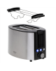 Camry Toaster CR 3215 Power 1000 W, Number of slots 2, Housing material Stainless steel, Black/Stainless steel