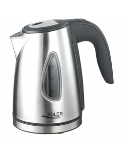 Adler Kettle AD 1203 Standard, Stainless steel, Stainless steel, 1630 W, 1 L, 360° rotational base