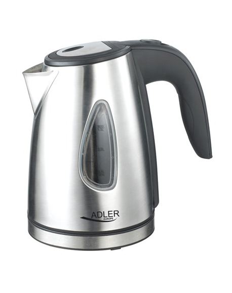 Adler Kettle AD 1203 Standard, Stainless steel, Stainless steel, 1630 W, 1 L, 360° rotational base