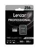 Lexar High-Performance 1066x UHS-I MicroSDXC, 256 GB, Flash memory class 10, Black/Grey, Class: A2 V30 U3, 70 MB/s, 160 MB/s