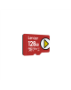 Lexar UHS-I MicroSDXC, 128 GB, Flash memory class 10, Red, A1, V10, U1, 150 MB/s