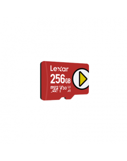 Lexar Play UHS-I MicroSDXC, 256 GB, Flash memory class 10, Red, 150 MB/s