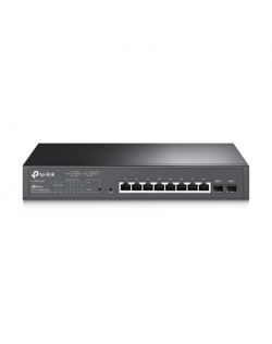 TP-LINK JetStream 10-Port Gigabit Smart PoE Switch TL-SG2210MP Web Managed, Rack Mountable, SFP ports quantity 2, Power supply t