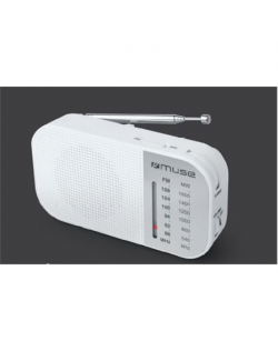 Muse M-025 RW, Portable radio, White