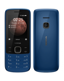 Nokia 225 4G TA-1316 Blue, 2.4 ", TFT, 240 x 320 pixels, 64 MB, 128 MB, Dual SIM, Nano-SIM, 3G, Bluetooth, 5.0, USB version Micr