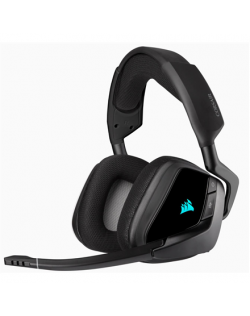 Corsair Wireless Premium Gaming Headset with 7.1 Surround Sound VOID RGB ELITE Built-in microphone, Carbon, Over-Ear