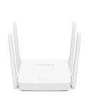 Mercusys Dual-Band Router AC10 802.11ac, 300+867 Mbit/s, 10/100 Mbit/s, Ethernet LAN (RJ-45) ports 2, Antenna type 4xFixed, White