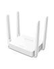 Mercusys Dual-Band Router AC10 802.11ac, 300+867 Mbit/s, 10/100 Mbit/s, Ethernet LAN (RJ-45) ports 2, Antenna type 4xFixed, Whit