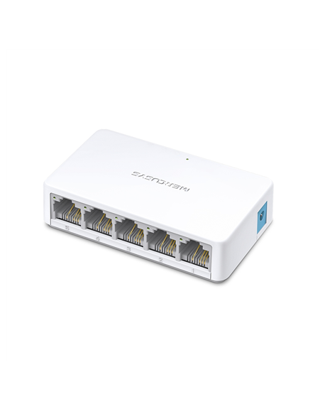 Mercusys Switch MS105 Unmanaged, Desktop, 10/100 Mbps (RJ-45) ports quantity 5, Power supply type External