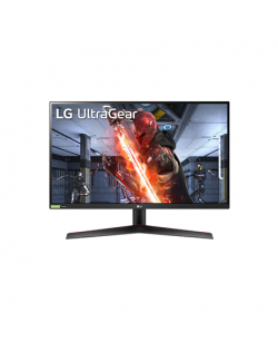 LG UltraGear Gaming Monitor 27GN600-B 27 ", IPS, FHD, 1920 x 1080 pixels, 16:9, 1 ms, 350 cd/m², Black/Red
