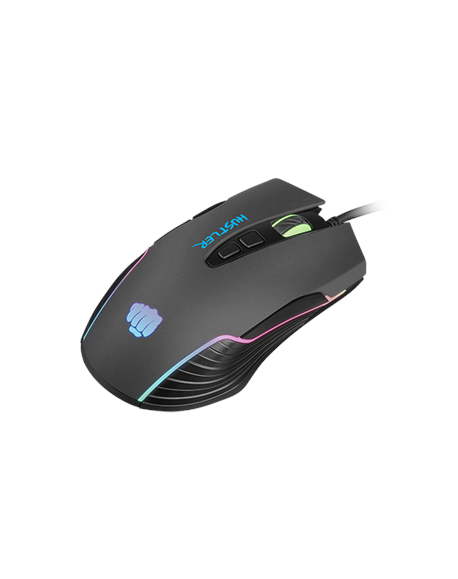 Genesis Gaming Mouse Fury Hustler Wired, 500-6400 DPI, Black