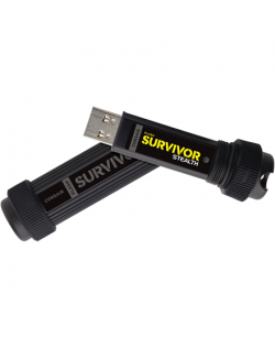 Corsair Flash Drive Survivor Stealth 128 GB, USB 3.0, Grey