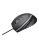 Logitech Advanced Corded Mouse M500s Optical Mouse, Wired, Black