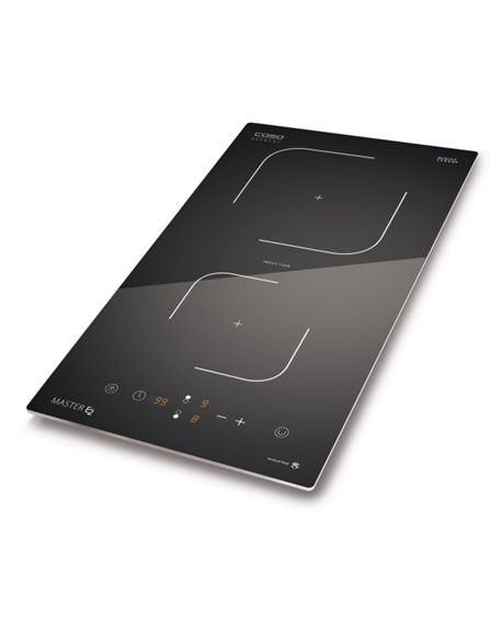 Caso Hob Master E2 Induction, Number of burners/cooking zones 2, Black, Timer