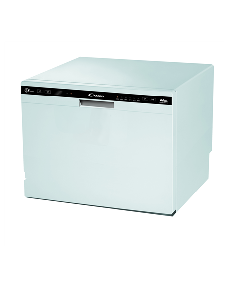 Candy Dishwasher CDCP 8 Free standing, Width 55 cm, Number of place settings 8, A+, White