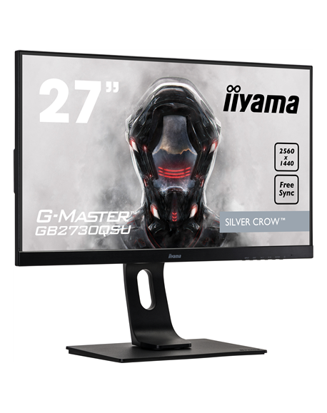 Iiyama Silver Crow Gaming Monitor G Master Gb2730qsu B1 C 27 Tn 2560 X 1440 Pixels Iiyama Silver Crow Gaming Monitor G Master Gb2730qsu B1 C 27 Tn 2560 X 1440 Pixels