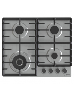 Gorenje Hob GW642ABX Gas, Number of burners/cooking zones 4, Mechanical, Stainless steel