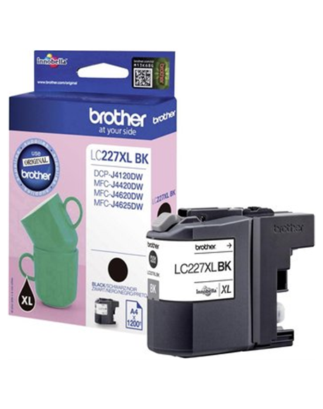 Brother LC-227XLBK Ink Cartridge, Black