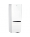 INDESIT Refrigerator LI6 S1E W A+, Free standing, Combi, Height 158.8 cm, Fridge net capacity 197 L, Freezer net capacity 75 L, 39 dB, White