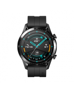 Huawei GT 2 (46 mm) Smart watch, GPS (satellite), AMOLED, Touchscreen, Heart rate monitor, Activity monitoring 24/7, Waterproof,