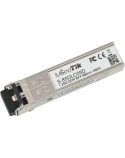 MikroTik S-85DLC05D SFP, Multi-Mode Fiber, Dual LC, 10/100/1000 Mbit/s, Wavelength 850 nm, Maximum transfer distance 550 m, -40 