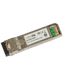 MikroTik S+85DLC03D SFP+, Multi-Mode Fiber, Dual LC, 10/100/1000/10000 Mbit/s, Wavelength 850 nm, Maximum transfer distance 300 