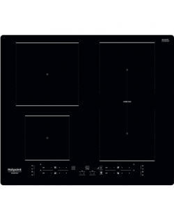 Hotpoint Hob HB 4860B NE Induction, Number of burners/cooking zones 4, Touch control, Timer, Black