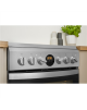 INDESIT Cooker IS5V8CHX/E Hob type Electric, Oven type Vitroceramic, Stainless steel, Width 50 cm, Grilling, Electronic, 57 L, D