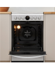 INDESIT Cooker IS5V8CHX/E Hob type Electric, Oven type Vitroceramic, Stainless steel, Width 50 cm, Grilling, Electronic, 57 L, D