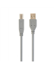 Cablexpert CCP-USB2-AMBM-6G USB 2.0 A-plug B-plug 6ft cable, grey color