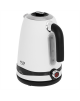 Adler Kettle AD 1295w Electric, 2200 W, 1.7 L, Stainless steel, 360° rotational base, White