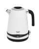 Adler Kettle AD 1295w Electric, 2200 W, 1.7 L, Stainless steel, 360° rotational base, White