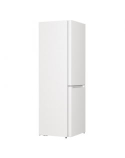 Gorenje Refrigerator NRK6191EW4 F, Free standing, Combi, Height 185 cm, No Frost system, Fridge net capacity 204 L, Freezer net 