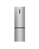 Gorenje Refrigerator NRK6202AXL4 E, Free standing, Combi, Height 200 cm, No Frost system, Fridge net capacity 235 L, Freezer net capacity 96 L, Display, 38 dB, Metalic Grey