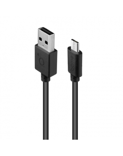 Acme Cable CB1012 2 m, Black, Micro USB, USB A