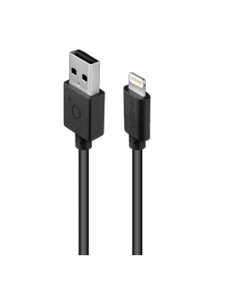 Acme Cable CB1032 2 m, Black, Lightning, USB A