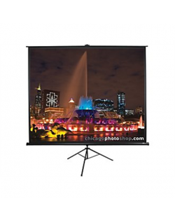 Elite Screens Tripod Series T113UWS1 Diagonal 113 ", 1:1, Viewable screen width (W) 203 cm, Black