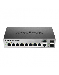 D-Link Metro Ethernet Switch DGS-1100-10/ME Managed L2, Desktop, 1 Gbps (RJ-45) ports quantity 8, Combo ports quantity 2, Power 