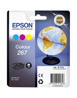 Epson 267 Tri-colour Ink Cartridge Ink, Cyan, Magenta, Yellow