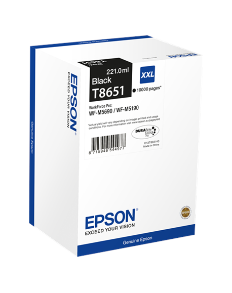 Epson C13T865140 Ink cartridge, Black