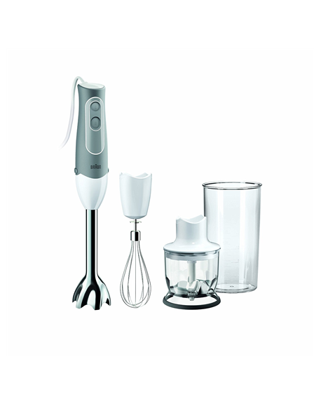 Braun Blender MQ525 Hand Blender, 600 W, Number of speeds 2, White