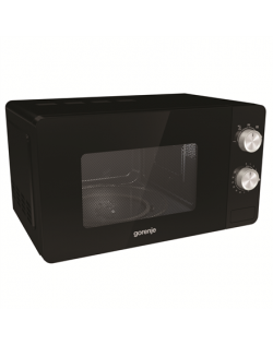 Gorenje Microwave oven MO20E1B Free standing, 20 L, 800 W, Black