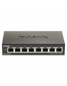 D-Link Smart Gigabit Ethernet Switch DGS-110-08V2 Managed, Desktop, Power supply type External, Ethernet LAN (RJ-45) ports 8