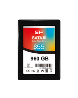 Silicon Power Slim S55 960 GB, SSD form factor 2.5", SSD interface Serial ATA III