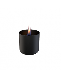 Tenderflame Table burner Lilly 1W Glass Diameter 8 cm, Height 7.5 cm, 150 ml, 4.5 hours, Black