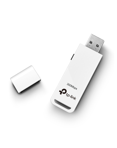TP-LINK USB 2.0 Adapter TL-WN821N 2.4GHz, 802.11n, 300 Mbps, Internal antenna