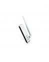 TP-LINK USB 2.0 Adapter TL-WN722N 2.4GHz, 802.11n, 150 Mbps, 1xDetachable antenna 4dBi