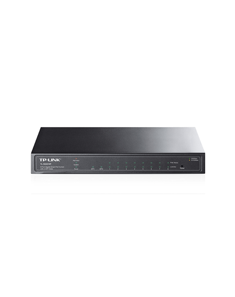 TP-LINK Switch TL-SG2210P Web Managed, Rack Mountable, SFP ports quantity 2, PoE ports quantity 8, Power supply type External