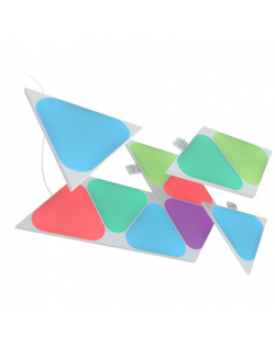 Nanoleaf Shapes Triangles Mini Expansion Pack (10 panels) 1 x 0.54 W, 16M+ colours, 2.4GHz WiFi b/g/n 
