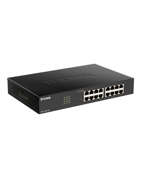 D-Link Smart Managed Switch DGS-1100-16V2 Managed, Desktop, Power supply type External, Ethernet LAN (RJ-45) ports 16